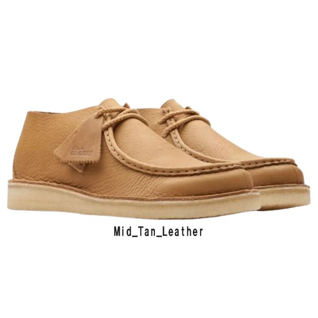 CLARKS(クラークス)デザート ノマド モカシン ローファー シューズ レースアップ ブラウン タン レザー トレックマン メンズ Desert Nomad 26176543_1