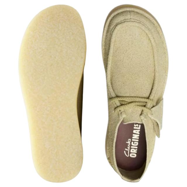 CLARKS(クラークス)デザート ノマド モカシン ローファー シューズ レースアップ メープル ヘアリー スエード トレックマン メンズ Desert Nomad 26176544_3