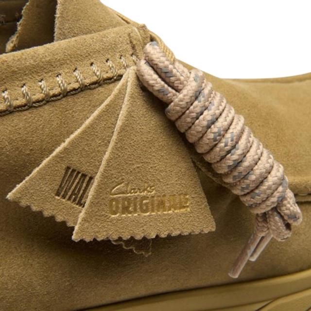 CLARKS(クラークス)ワラビー エデン ハイカット モカシン シューズ スニーカー レースアップ ブラウン スエード ビブラム メンズ Wallabee Eden 26178177_5
