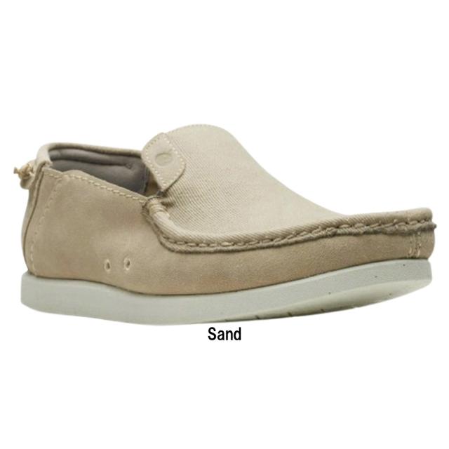 CLARKS(クラークス)メンズ シャイカー ライト ステップ ローファー スリッポン サンド スエード ベージュ シンプル シューズ SHACRELITESTEP 26171807
