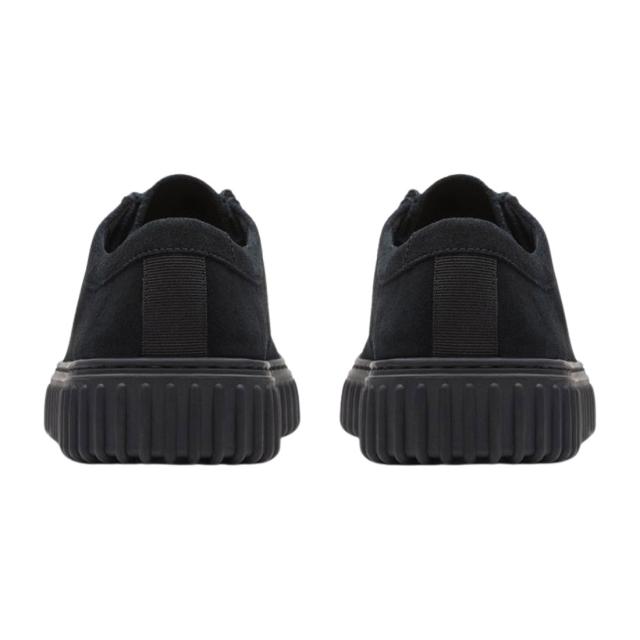 CLARKS(クラークス)メンズ トーヒル ロー シューズ レースアップ モカシン 厚底 ブラック スエード 軽量 カジュアル TORHILL LO 26172019_4