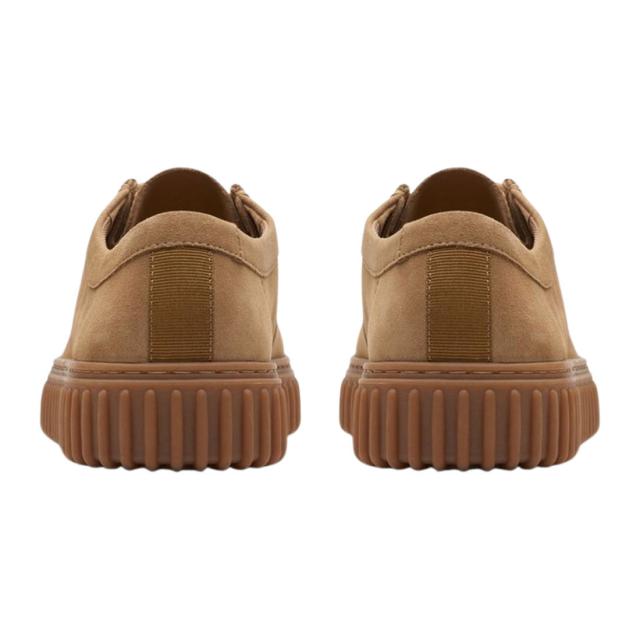 CLARKS(クラークス)メンズ トーヒル ロー シューズ レースアップ モカシン 厚底 ブラウン スエード 軽量 TPR カジュアル TORHILL LO 26173471_4