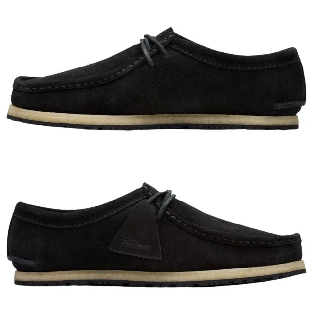 CLARKS(クラークス)メンズ ゴドニー レース シューズ レースアップ モカシン スエード ブラック カジュアル 革靴 GODNEY LACE 26181129_2