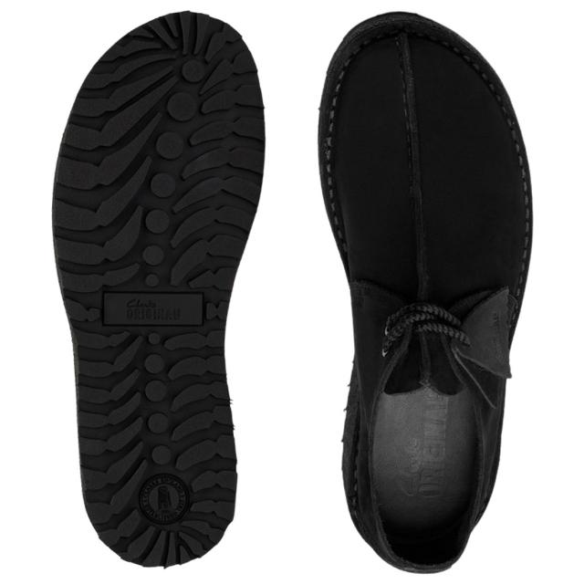 CLARKS(クラークス)メンズ トレック スカウト シューズ レースアップ ブラック ヌバック レザー トレックマン ロゴ カジュアル TREK SCOUT 26182501_3
