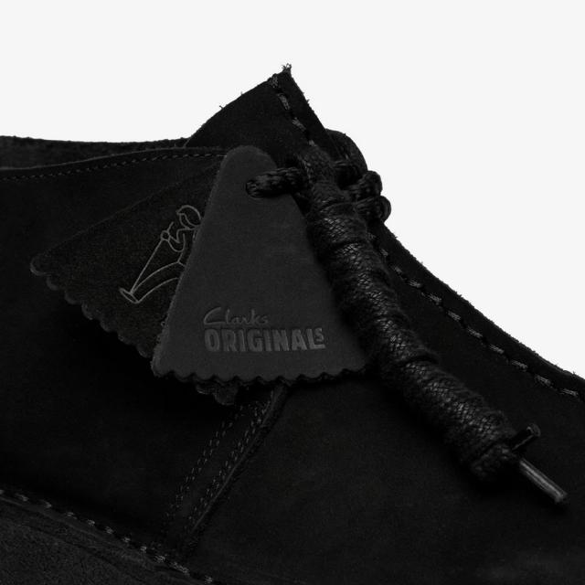 CLARKS(クラークス)メンズ トレック スカウト シューズ レースアップ ブラック ヌバック レザー トレックマン ロゴ カジュアル TREK SCOUT 26182501_5