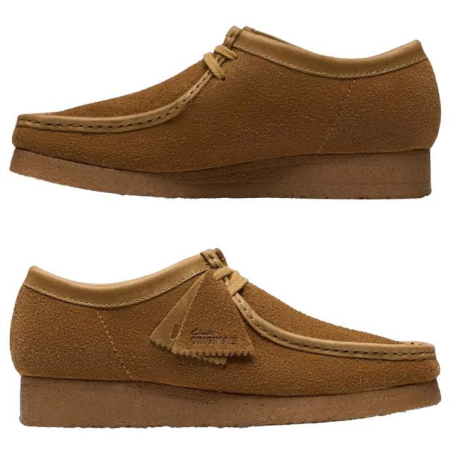 CLARKS(クラークス)メンズ ワラビー シューズ ローカット レースアップ モカシン タン スエード ブラウン クレープソール カジュアル WALLABEE 26183799_2