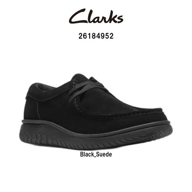 CLARKS(クラークス)メンズ リラックス ライト ロー シューズ モカシン ローカット ブラック スエード レザー 軽量 カジュアル RELAXLITE LOW 26184952