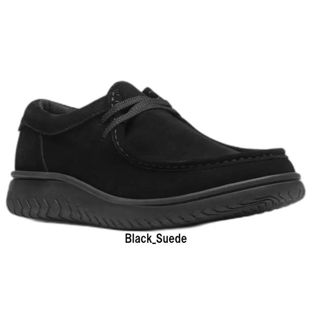 CLARKS(クラークス)メンズ リラックス ライト ロー シューズ モカシン ローカット ブラック スエード レザー 軽量 カジュアル RELAXLITE LOW 26184952_1