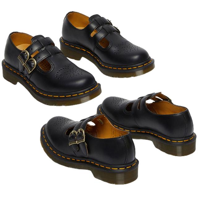 Dr.Martens(ドクターマーチン)8065 ローファー スムース レザー メリージェーン シューズ ステッチ ベルト 調節可能 レディース 革靴 MARY JANE 12916001_2