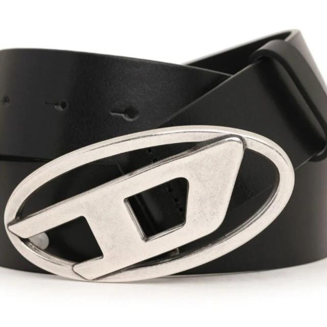 DIESEL(ディーゼル)ベルト オーバルD ロゴ ストリート B-1DR レザー 革