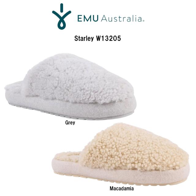 EMU(エミュー)ルームシューズ スリッパ サンダル シープスキン もこもこ リラックス スターリー レディース 靴 Starley W13205
