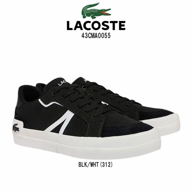 LACOSTE(ラコステ)スニーカー キャンバストレーナー ローカット メンズ シューズ L004 43CMA0055