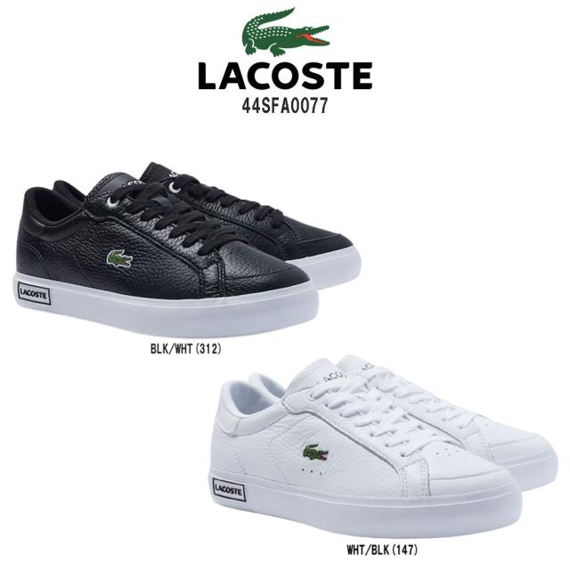 (SALE)LACOSTE(ラコステ)スニーカー レザー ローカット レディース シューズ Powercourt 44SFA0077の通販は 11,340円