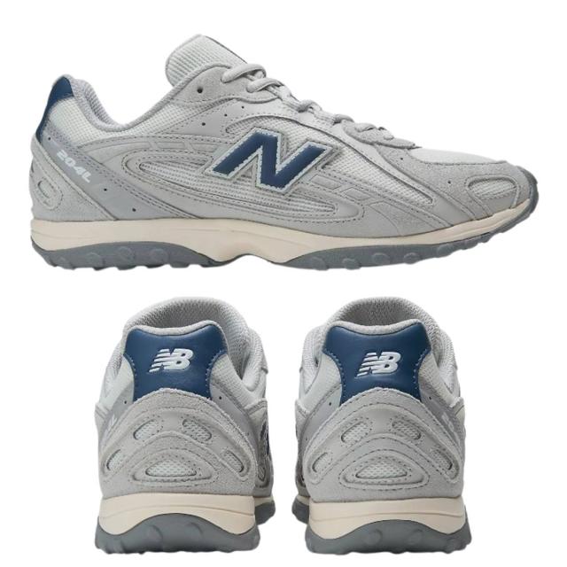 New Balance(ニューバランス)メンズ 204L スニーカー オーバーレイ メッシュ ロゴ グレー アッシュ ネイビー シューズ 靴 U204L4HH_3