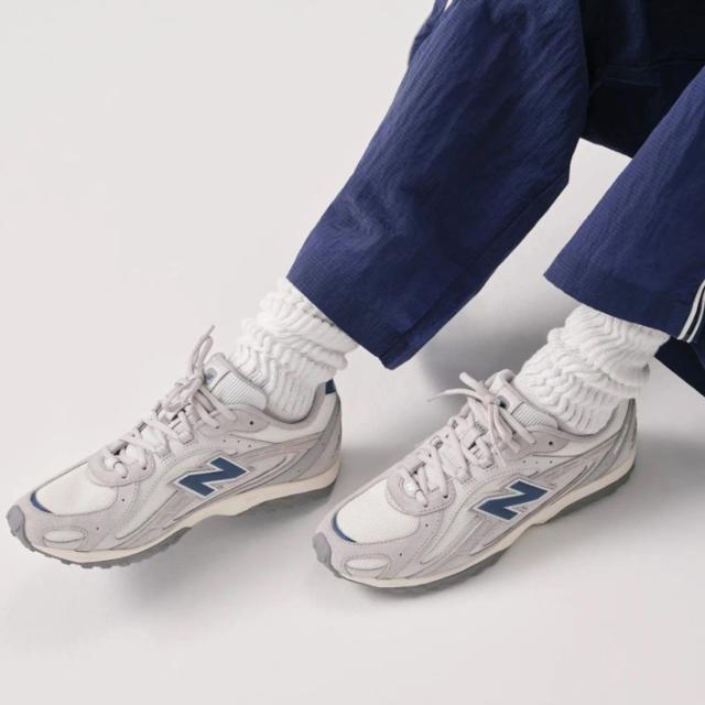 New Balance(ニューバランス)メンズ 204L スニーカー オーバーレイ メッシュ ロゴ グレー アッシュ ネイビー シューズ 靴 U204L4HH_4