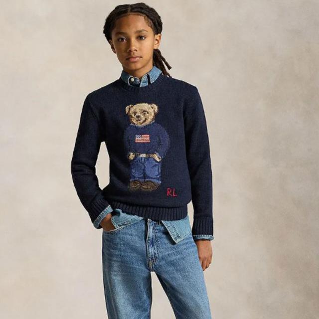 POLO RALPH LAUREN(ポロ ラルフローレン)キッズ セーター ニット トップス ポロベア くま 子供用 男の子 女の子 ギフト プレゼント KIDS 323668286_3