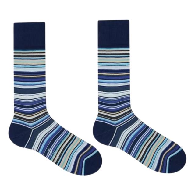 Paul Smith(ポールスミス)メンズ ソックス ストライプ マルチカラー 3足組 セット 靴下 男性用 ギフト プレゼント 箱入り BOXギフト M1A-SOCK-JPKM2_2