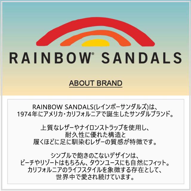 RAINBOW SANDALS(レインボーサンダル)ビーチサンダル スリッパ ヌバック レザー サーファー シングルレイヤー(薄底) メンズ 301ALTS0_17