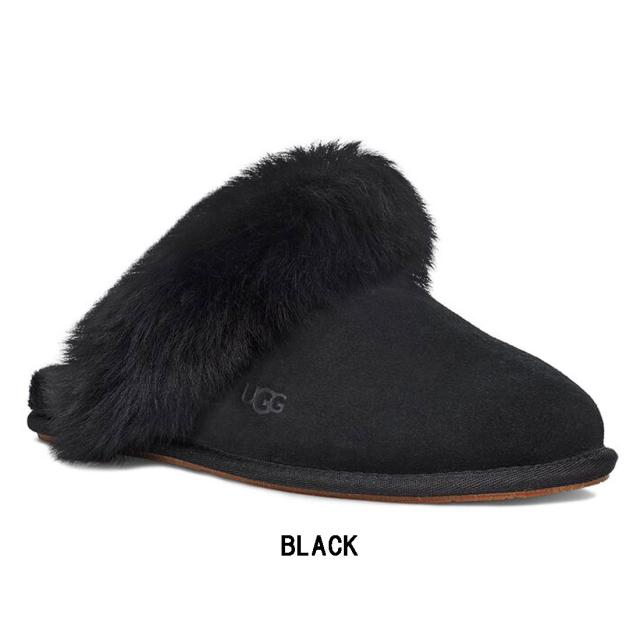 UGG(アグ)レディース スカッフ シス スリッパ サンダル ルームシューズ スエード シープスキン ふわふわ 部屋履き ギフト W SCUFF SIS 1122750_5