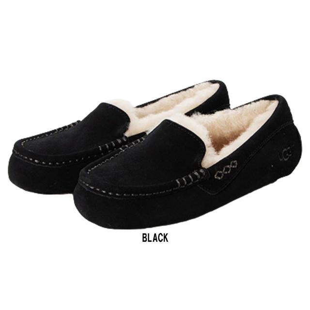 新品！未使用！UGG スエード モカシン 黒 UGG アグ スエード ローファー スリッポン モカシン 【公式通販】