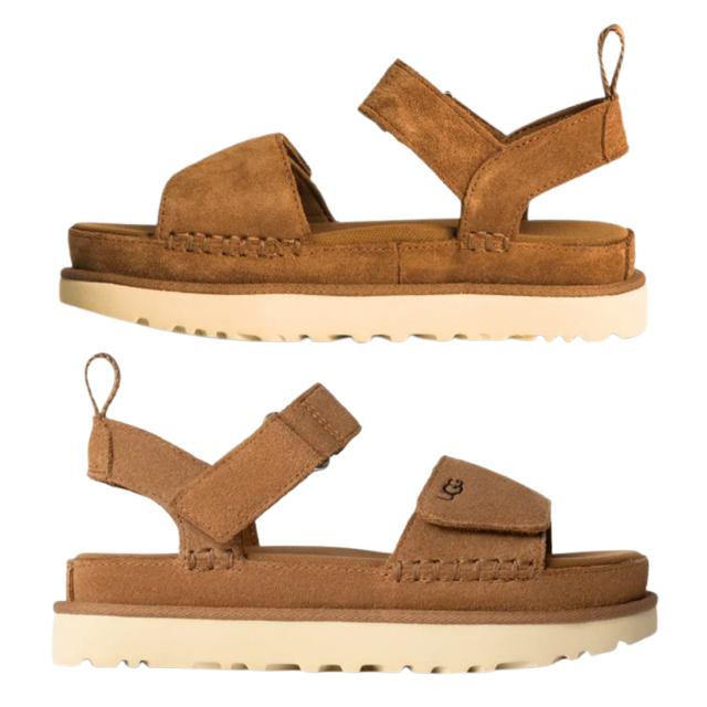 UGG(アグ)レディース ゴールデンスター サンダル ストラップ 調節可能 軽量 スエード クッション プラットフォーム 厚底 W GOLDENSTAR 1136783_11
