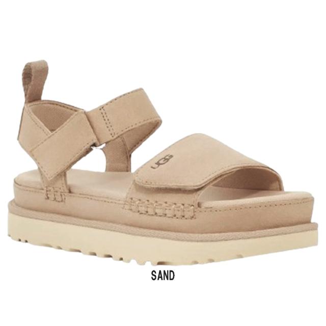 UGG(アグ)レディース ゴールデンスター サンダル ストラップ 調節可能 軽量 スエード クッション プラットフォーム 厚底 W GOLDENSTAR 1136783_13