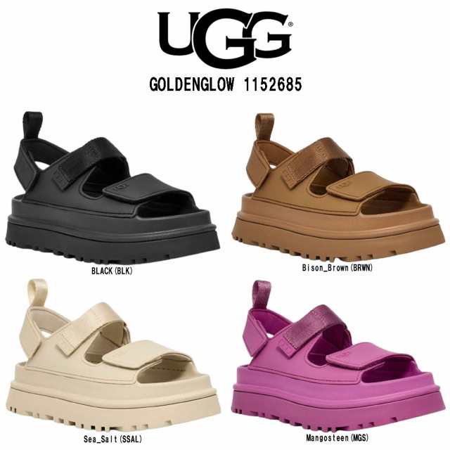 UGG(アグ)サンダル ストラップ 厚底 プラットフォーム 軽量 ゴールデングロウ レディース GOLDENGLOW 1152685