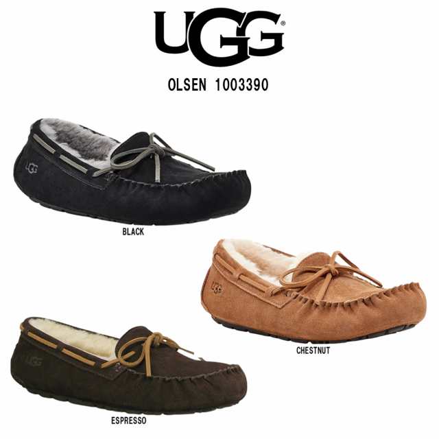 UGG(アグ)モカシン スリッポン ムートン シューズ スエード レース 屋内 屋外 オルセン カジュアル メンズ 男性用 靴 M OLSEN 1003390