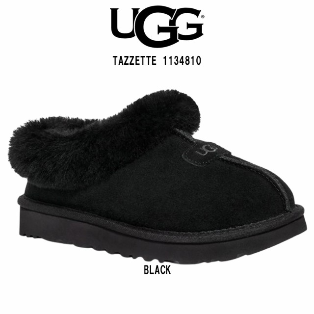 UGG(アグ)ムートン ボア スリッポン スリッパ スエード シューズ ルームスリッパ タゼット レディース 女性用 靴 W TAZZETTE 1134810