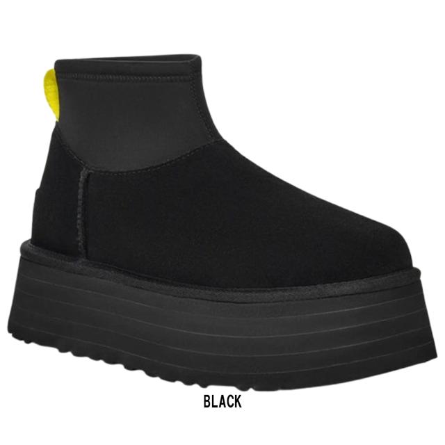 UGG(アグ)レディース 古典派音楽 ミニ ディッパー ブーツ シューズ 羊肉 厚底 スエードクロス ネオプレン W CLASSIC MINI DIPPER BOOT 1168170