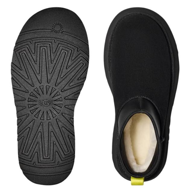 UGG(アグ)レディース 古典派音楽 ミニ ディッパー ブーツ シューズ 羊肉 厚底 スエードクロス ネオプレン W CLASSIC MINI DIPPER BOOT 1168170