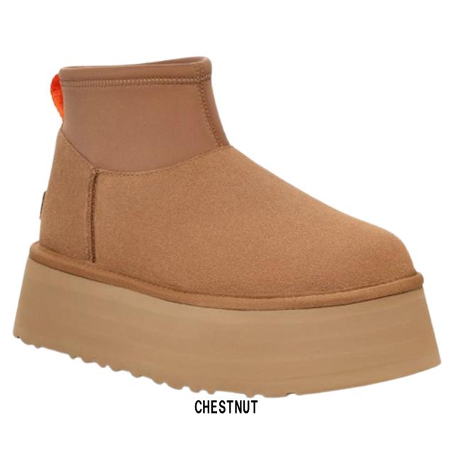 UGG(アグ)レディース 古典派音楽 ミニ ディッパー ブーツ シューズ 羊肉 厚底 スエードクロス ネオプレン W CLASSIC MINI DIPPER BOOT 1168170