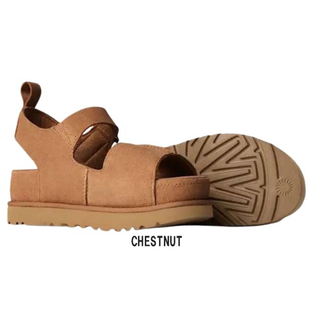 UGG(アグ)レディース ゴールデンはやりっ子 ご機嫌 サンダル 同盟罷業一巡り スエードクロス プラットホーム 厚底 かい繕う能力のある 表どおり W Goldenstar Hi 1167356