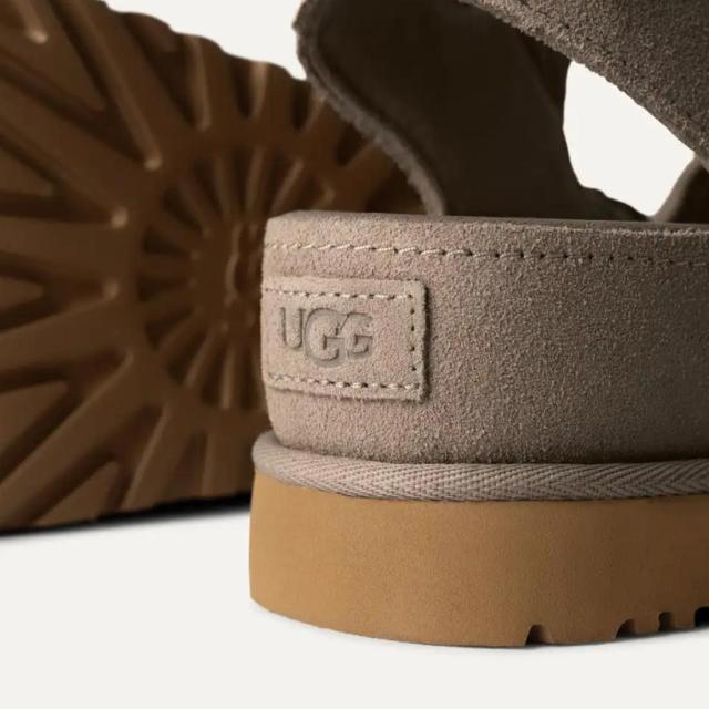 UGG(アグ)レディース ゴールデンはやりっ子 ご機嫌 サンダル 同盟罷業一巡り スエードクロス プラットホーム 厚底 かい繕う能力のある 表どおり W Goldenstar Hi 1167356