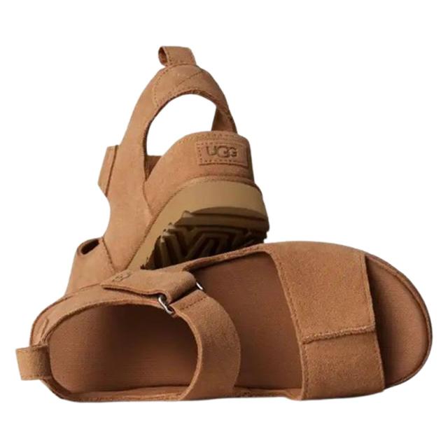 UGG(アグ)レディース ゴールデンはやりっ子 ご機嫌 サンダル 同盟罷業一巡り スエードクロス プラットホーム 厚底 かい繕う能力のある 表どおり W Goldenstar Hi 1167356