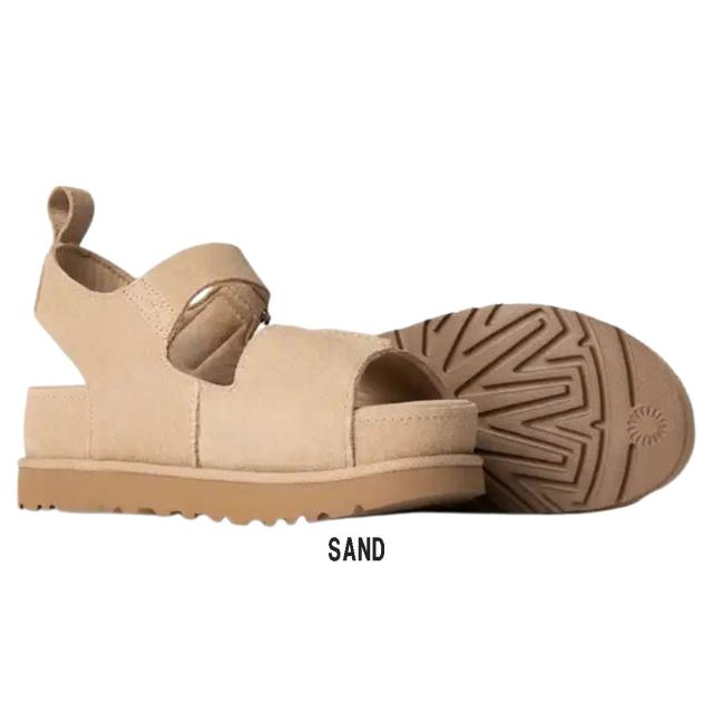 UGG(アグ)レディース ゴールデンはやりっ子 ご機嫌 サンダル 同盟罷業一巡り スエードクロス プラットホーム 厚底 かい繕う能力のある 表どおり W Goldenstar Hi 1167356