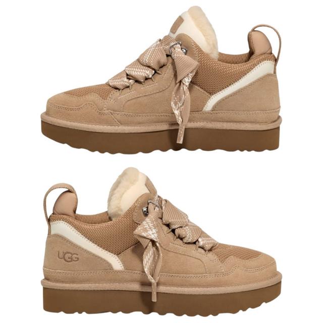UGG(アグ)シューズ スニーカー ローメル スエード レースアップ 厚底
