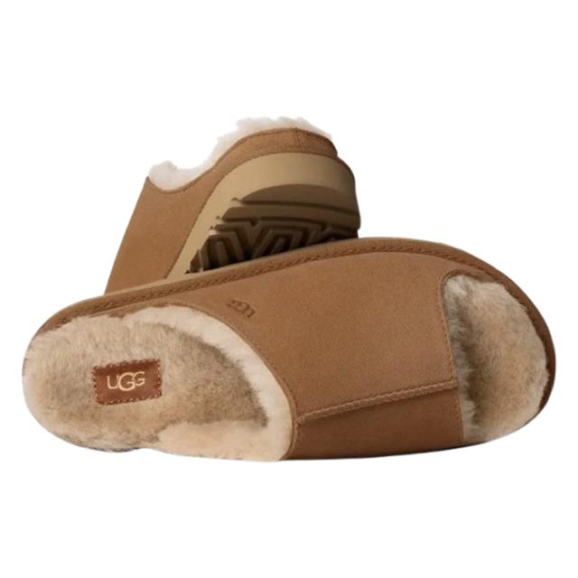 UGG(アグ)レディース グリーンポート スライド サンダル スエード シープスキン ツインシーム ふわふわ 屋内外兼用 リラックス W Greenport Slide 1167610_6