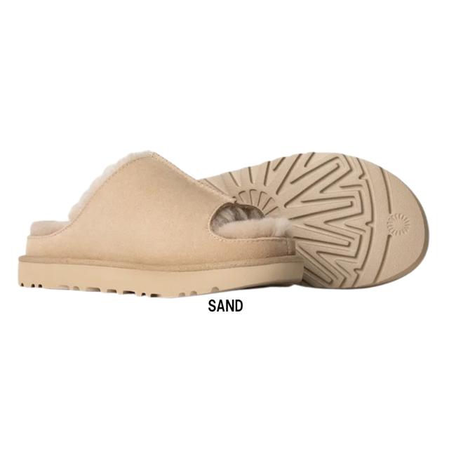 UGG(アグ)レディース グリーンポート スライド サンダル スエード シープスキン ツインシーム ふわふわ 屋内外兼用 リラックス W Greenport Slide 1167610_7