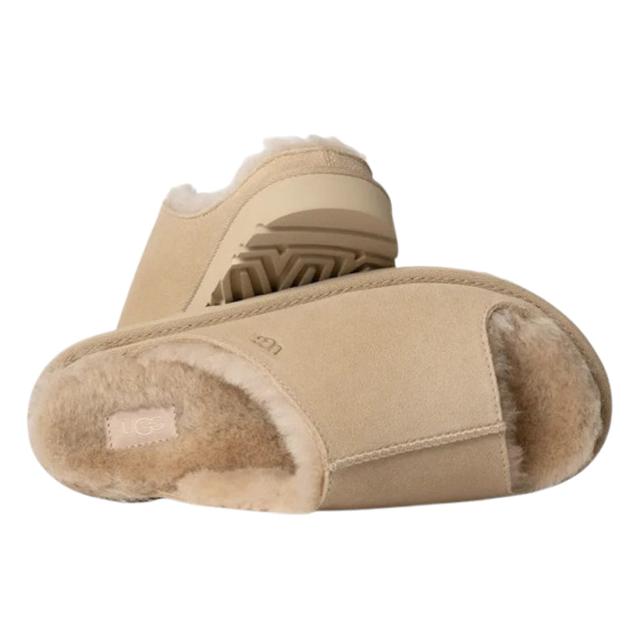 UGG(アグ)レディース グリーンポート スライド サンダル スエード シープスキン ツインシーム ふわふわ 屋内外兼用 リラックス W Greenport Slide 1167610_9