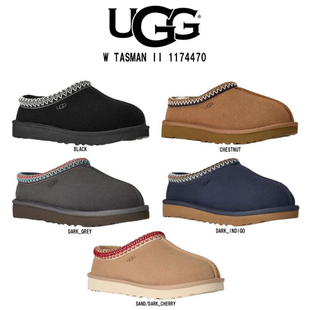 UGG(アグ)レディース タスマン ムートン スリッポン サンダル シューズ スリッパ スエード カジュアル 定番 ブレイド 靴 W TASMAN II 1174470