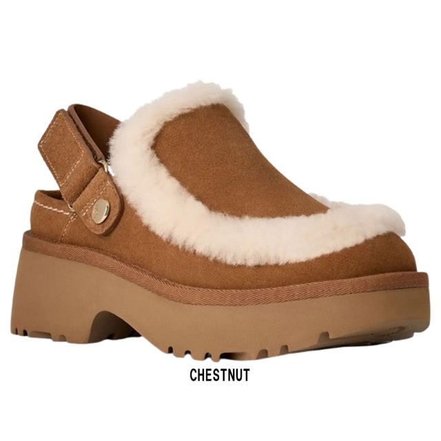 UGG(アグ)レディース エスミー クロッグ サンダル シューズ スエード シープスキン 2WAY ヒール ストラップ 調節可能 靴 W Esmee Clog 1173331_1