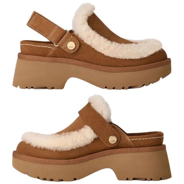 UGG(アグ)レディース エスミー クロッグ サンダル シューズ スエード シープスキン 2WAY ヒール ストラップ 調節可能 靴 W Esmee Clog 1173331_2