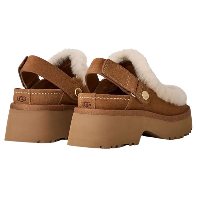 UGG(アグ)レディース エスミー クロッグ サンダル シューズ スエード シープスキン 2WAY ヒール ストラップ 調節可能 靴 W Esmee Clog 1173331_3