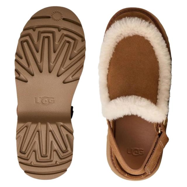 UGG(アグ)レディース エスミー クロッグ サンダル シューズ スエード シープスキン 2WAY ヒール ストラップ 調節可能 靴 W Esmee Clog 1173331_4