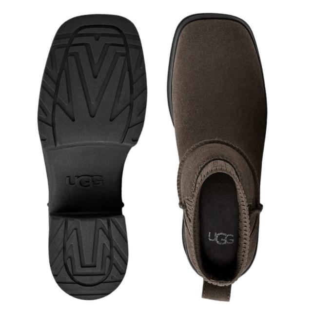 UGG(アグ)レディース モクシー チェルシー ブーツ ヒール 厚底 ロゴ 耐水 はっ水 スエード スクエアトゥ 靴 MOXY CHELSEA 1173724_4