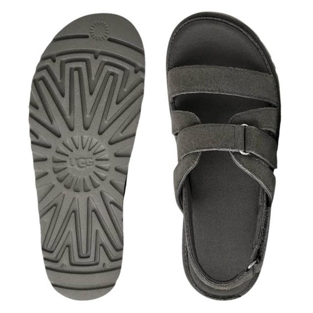 (SALE)UGG(アグ)レディース ゴールデンはやりっ子 グリーム サンダル スエードクロス なめし革 同盟罷業一巡り 調節する能力のある 厚底 プラットホーム ロゴタイプ 軽さ EVA 御上さん用 1175122
