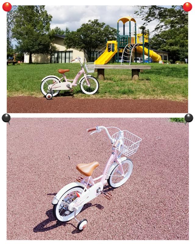 自転車 子供用自転車 16インチ DEEPER DE-001 補助輪 カゴ付き 子ども