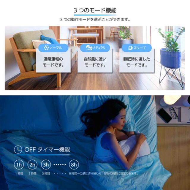 ミストファン 扇風機 ミスト 冷風機 冷風扇 サーキュレーター スポットクーラー リモコン付き_5