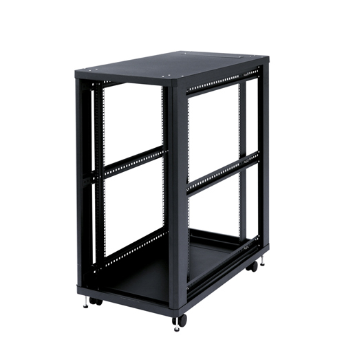 代引不可 簡易19インチマウントオープンサーバーラック(24U) サンワサプライ CP-SVC24UNPKN